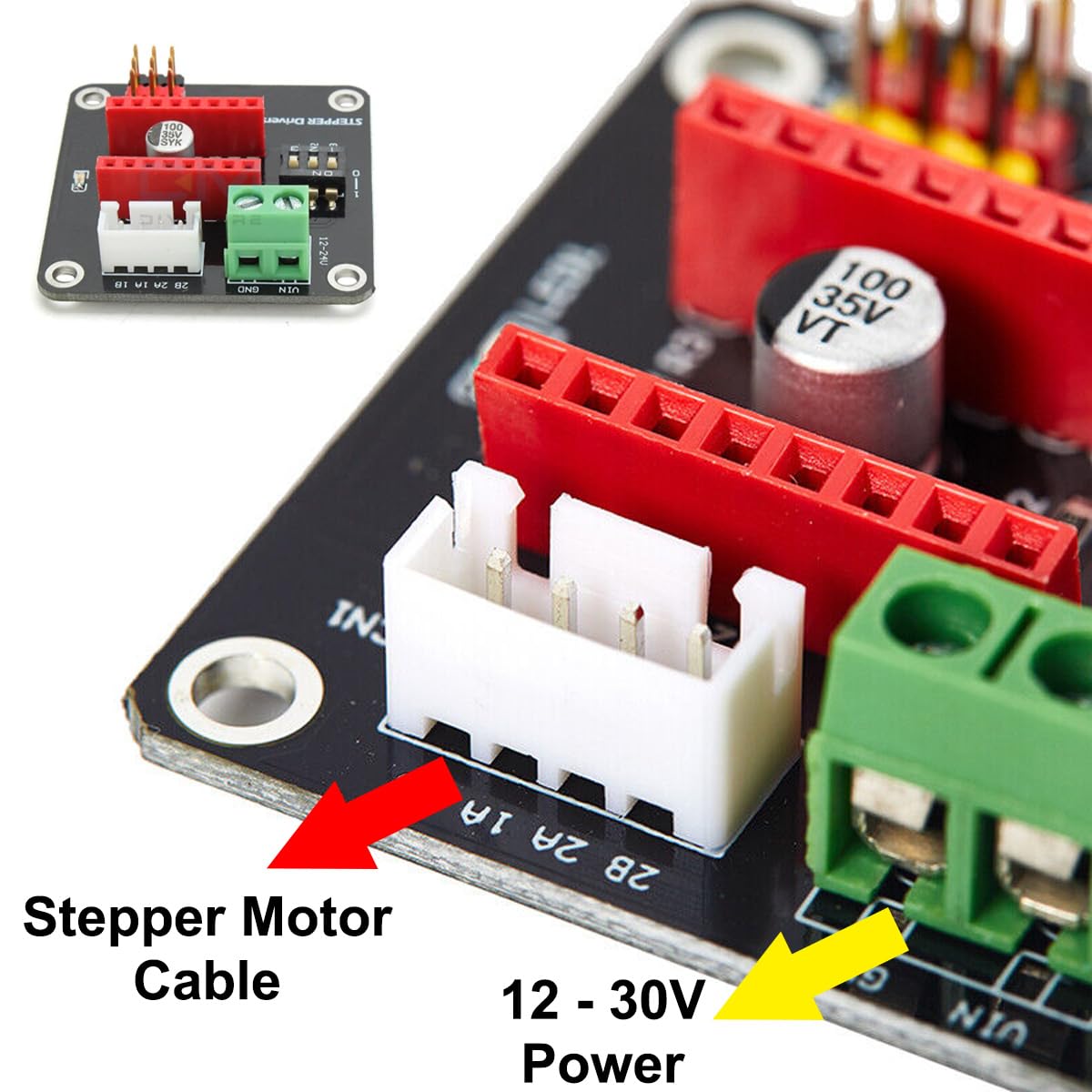 Amazon.com: DAOKAI 42 Stepper Motor Driver Expansion Board